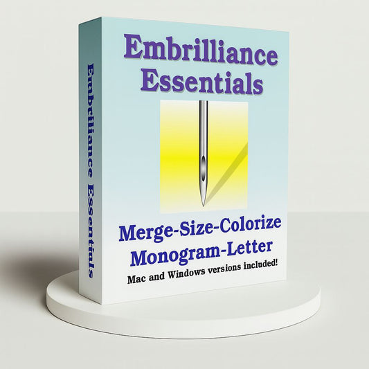 Embrilliance Essentials – Embroidery Software for Mac & Windows | Full Lifetime Access | Instant Digital Delivery
